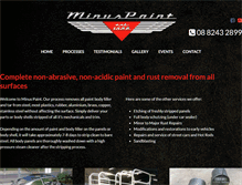 Tablet Screenshot of minuspaint.com.au